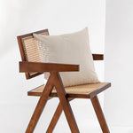 Cushion Cover Cotton-Linen Hidden Zipper 18×18 Inch