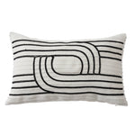 Cushion Cover Embroidered Cotton Blend Concealed Zipper