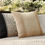 Cushion Cover Ethnic Jacquard Cotton Blend 18x18 Inch