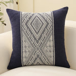 Cushion Cover Ethnic Jacquard Cotton Blend 18x18 Inch