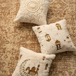 Cushion Cover Faux Fur Mandala Hidden Zipper 45x45 Cm