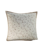 Cushion Cover Floral Jacquard Velvet Trim Machine Washable