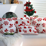 Cushion Cover Hand-Tufted 3D Motif Cotton-Linen Blend