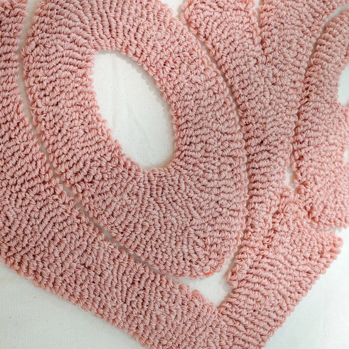 Cushion Cover Hand-Tufted Heart Velvet-Touch