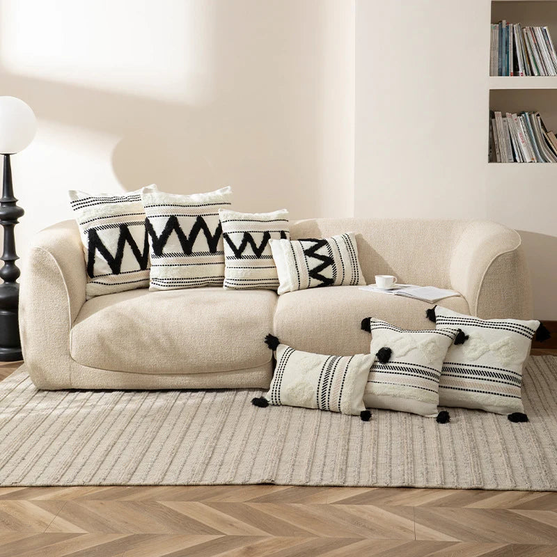 Cushion Cover Handwoven Cotton Blend Concealed Zipper