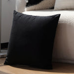 Cushion Cover High-Pile Faux Fur Zebra Stripe