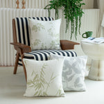 Cushion Cover Jacquard Semicircle Reversible Black & White 18x18