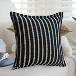 Cushion Cover Linen Look Breathable Invisible Zipper 18x18 Inch