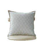 Cushion Cover Linen Look Breathable Invisible Zipper 18x18 Inch