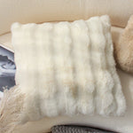 Cushion Cover Linen Look Breathable Invisible Zipper 18x18 Inch