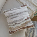 Cushion Cover Linen Look Breathable Invisible Zipper 18x18 Inch