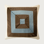 Cushion Cover Pleated Velvet Geometric Concealed Zipper 18x18 Inch