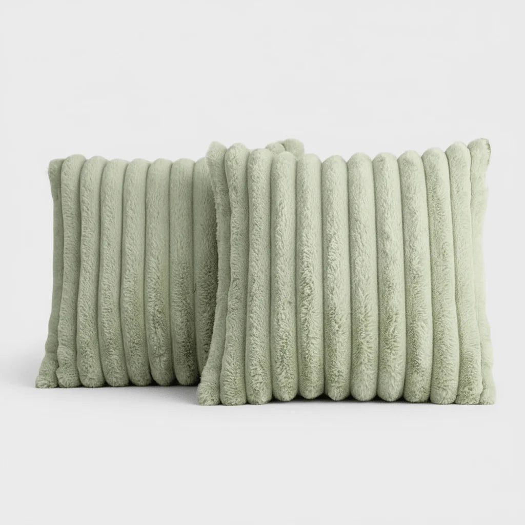 Cushion Cover Plush Soft 17.7 Inch Square