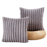 Cushion Cover Plush Soft 17.7 Inch Square