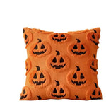 Cushion Cover Pumpkin Pattern Microfiber 18 X 18 Inch