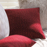 Cushion Cover Quilted Linen-Look Cotton Blend Machine Washable