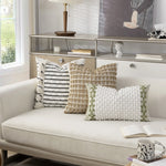 Cushion Cover Removable Handmade Tufted Cotton Blend Tassels