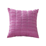 Cushion Cover Ribbed Knit Concealed Zipper 18x18 Inch
