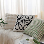 Cushion Cover Ribbed Wave Faux Fur Concealed Zipper