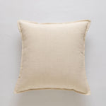 Cushion Cover Slub Linen-Effect Welt Trim Hidden Zip