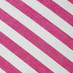 Cushion Cover Striped Cotton Blend Concealed Zipper