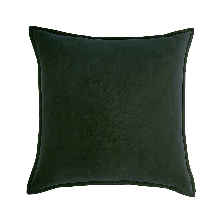 Cushion Cover Velvet Decorative Piping Concealed Zipper