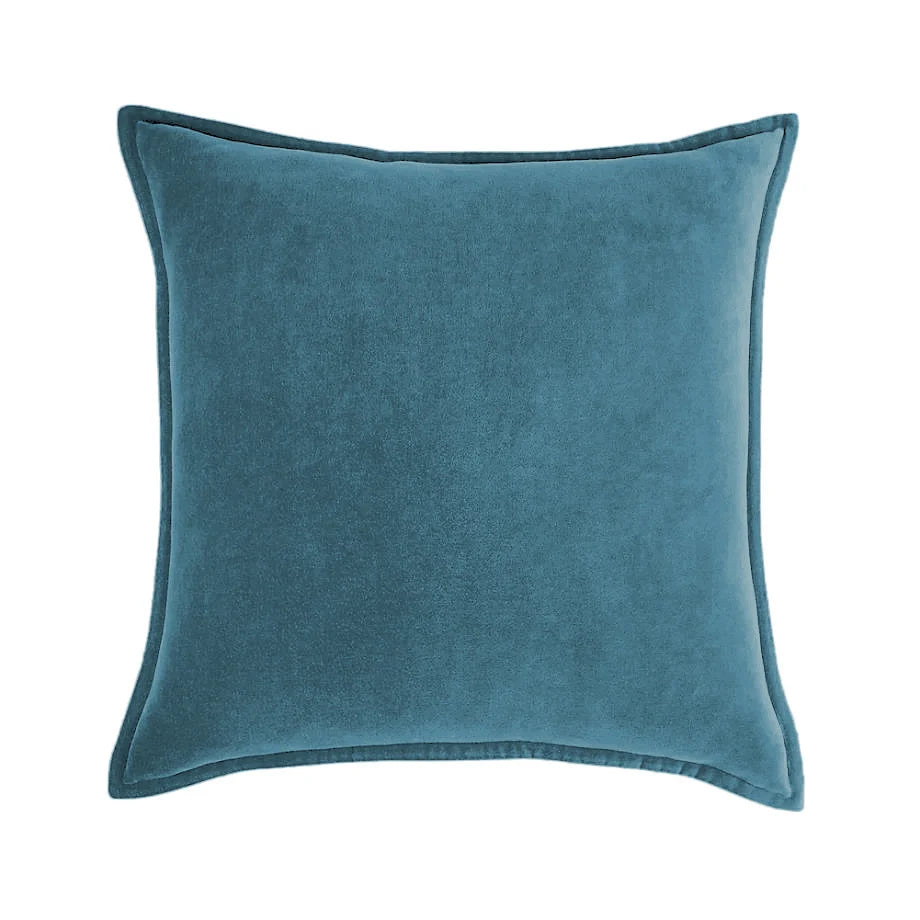 Cushion Cover Velvet Decorative Piping Concealed Zipper