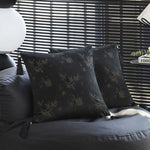Cushion Cover Velvet Relief Stripes Fringe Tassel Hidden Zipper