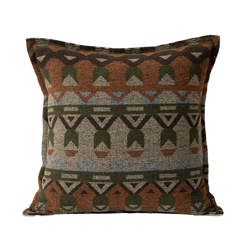 Cushion Cover Woven Jacquard Concealed Zipper
