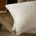 Cushion Cover Woven Triangle Chenille Removable Zipper 45x45 Cm