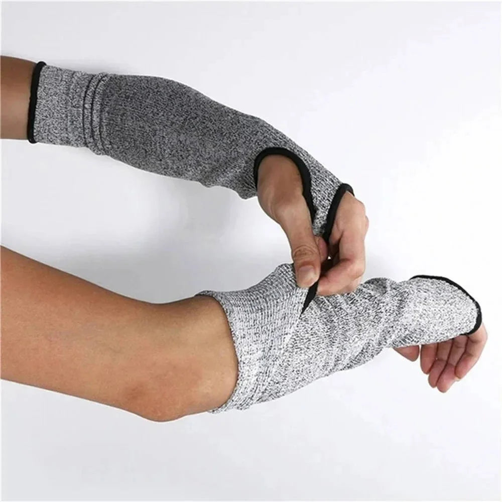 Cut-Resistant Arm Sleeves Level 5 Breathable Stretch