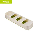 Cutlery Organizer Tiered Space-Saving BPA-Free With Non-Slip Feet