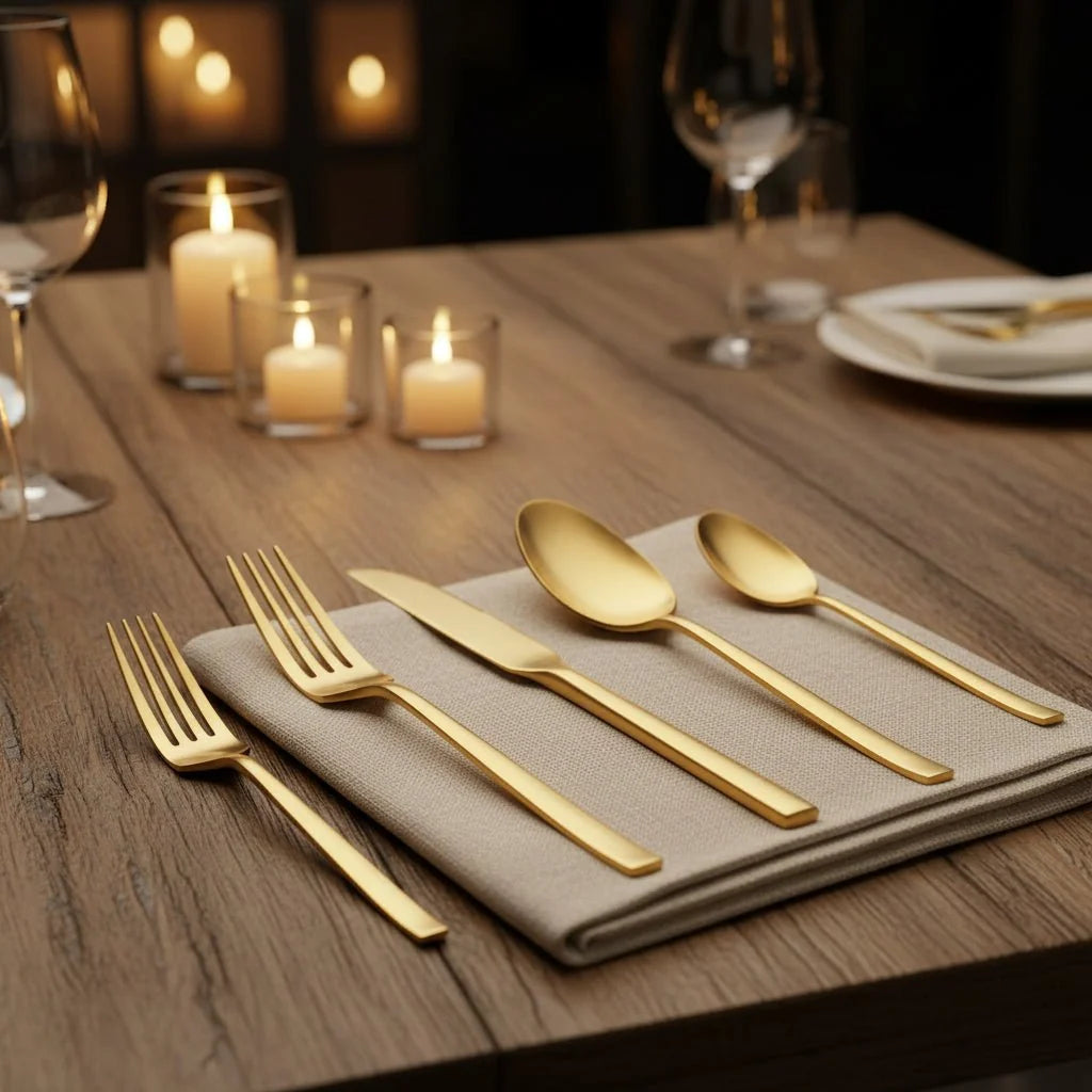 Cutlery Set 18/10 Stainless Steel Dishwasher-Safe 30-Piece Set