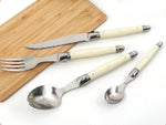 Cutlery Set 24 Piece Stainless Steel Ivory Handles