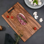Cutting Board Acacia Wood Naturally Antibacterial Knife-Friendly Surface