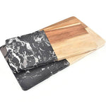 Cutting Board Marble & Acacia Wood Multipurpose Prep & Serving Board
