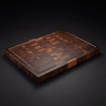Cutting Board Solid Walnut Knife-Friendly Untreated Finish
