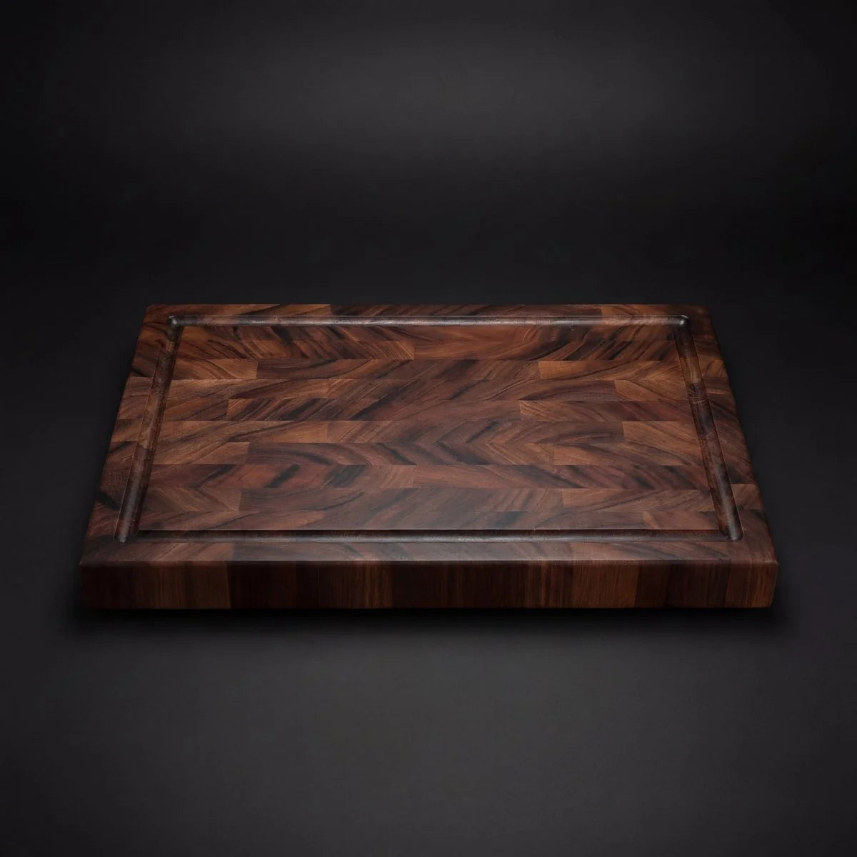 Cutting Board Solid Walnut Knife-Friendly Untreated Finish