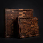 Cutting Board Solid Walnut Knife-Friendly Untreated Finish