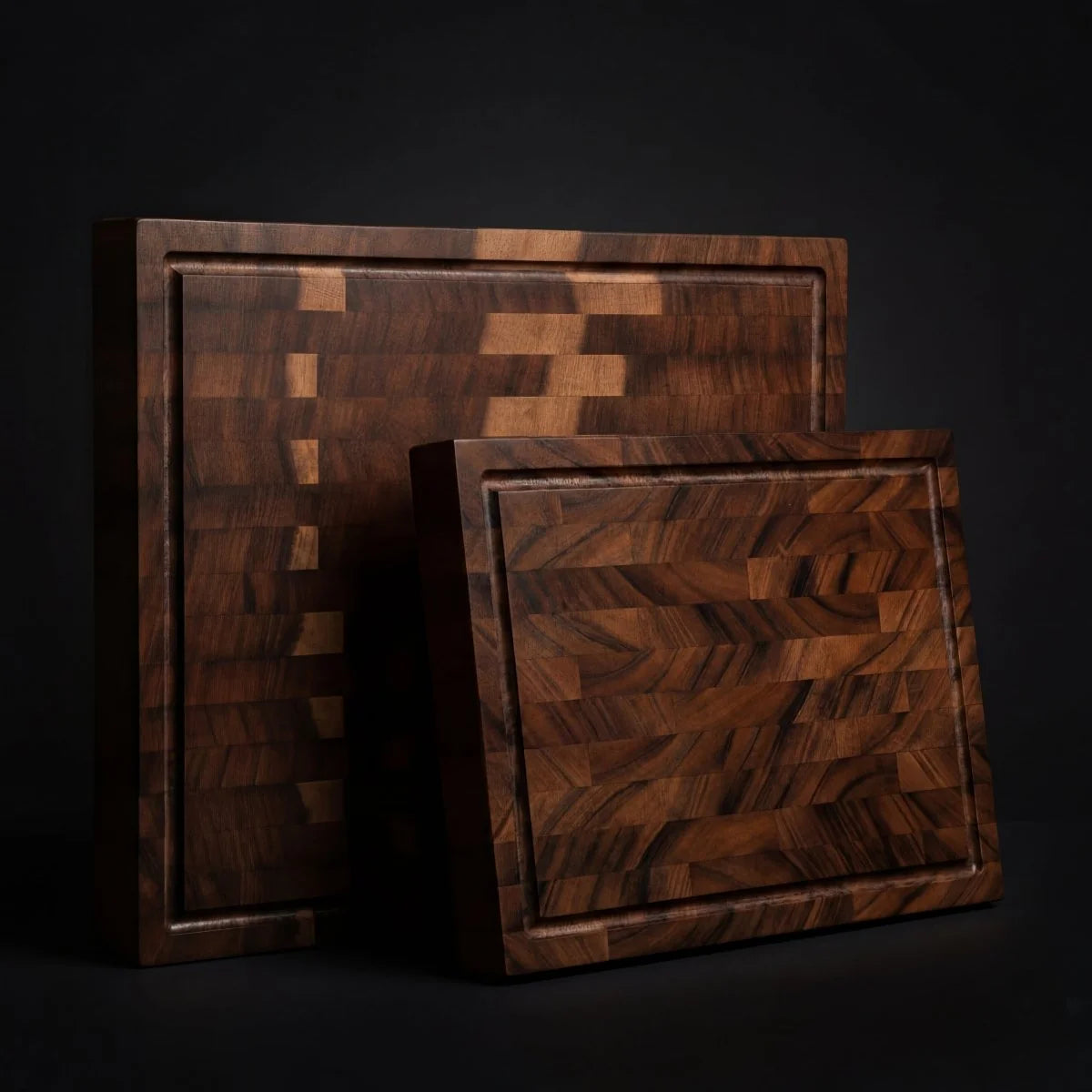 Cutting Board Solid Walnut Knife-Friendly Untreated Finish