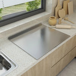 Cutting Board Stainless Steel Double-Sided L-Shaped Edge