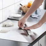 Cutting Board Stainless Steel Double-Sided L-Shaped Edge
