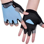 Cycling Gloves Fingerless Padded Breathable