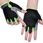 Cycling Gloves Fingerless Padded Breathable