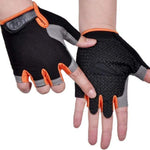 Cycling Gloves Fingerless Padded Breathable