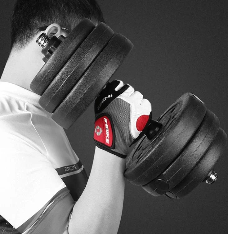 Cycling Gloves Gel Padding Half-Finger Non-Slip Grip
