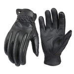 Cycling Gloves Goatskin & Microfiber Shock-Absorbent Touchscreen