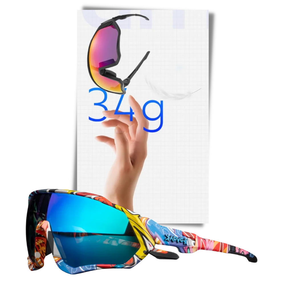 Cycling Sunglasses Polarized & Photochromic Non-Slip Fit