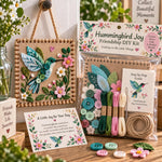 DIY Craft Kit Wildlife Embroidery Wall Hanging