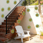 Daisy Wall Decor Iron 3D Weather-Resistant Floral Accent